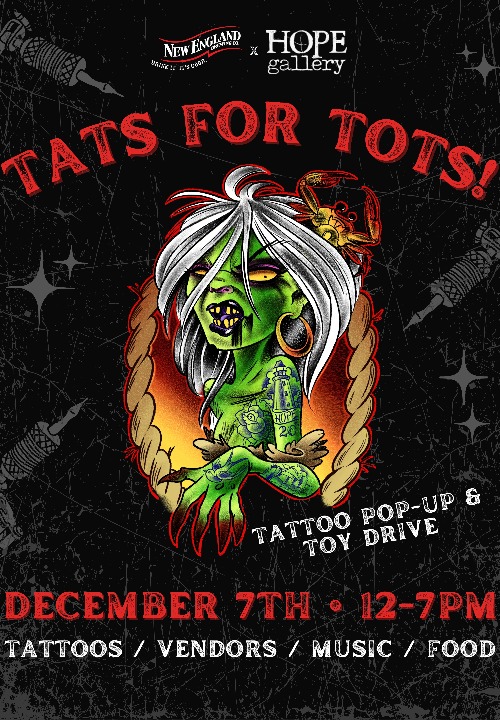 Tats for Tots: Tattoo Pop-Up and Toy Drive! Card Photo