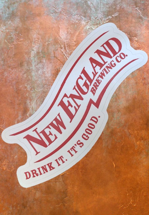 New England Logo Sticker